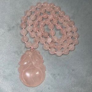 🌸Pink Sea glass- rare🌸necklace